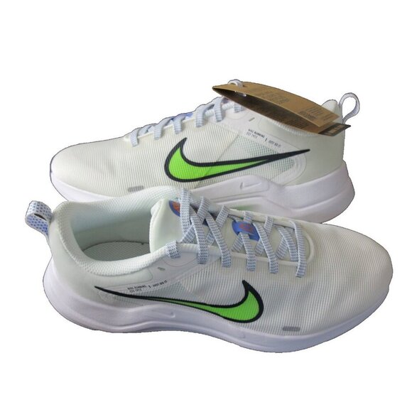 Nike Women's Downshifter 12 Running Shoes Summit White Lime Blast Sizes NIB - Picture 1 of 5